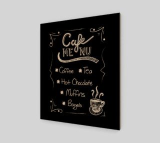 Cafe Menu Canvas Print 20"x24" preview