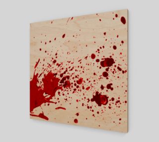 Blood Splatter One Wall Art preview