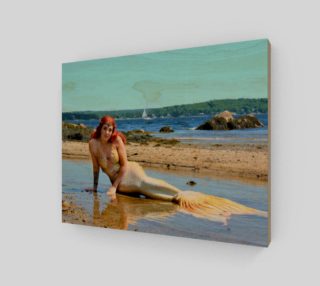 Mermaid Queen on the Beach Print  preview