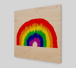 Aperçu de Dripping Rainbow Wall Art
