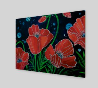 Stylized Poppies Wall Art preview