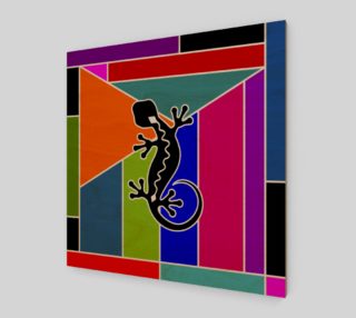Modern Geometric Mosaic Contrast Folklore Gecko preview