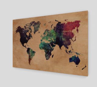 World Map 1 poster preview