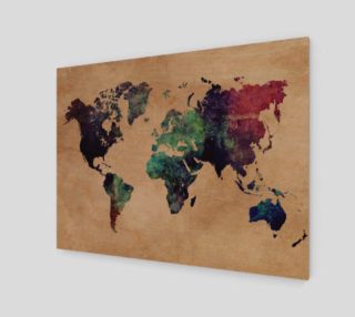 World Map 1 poster  preview