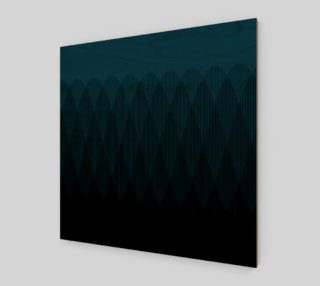 Blue to Black Ombre Signal Acrylic Print preview