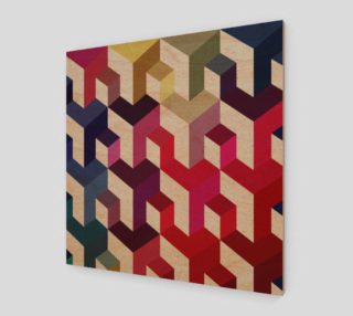 Color polygonal geometric abstraction preview