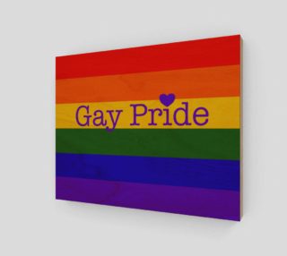 Gay Pride Love Wall Art 10" x 8" preview