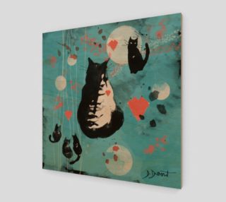 Cat Story wall art preview
