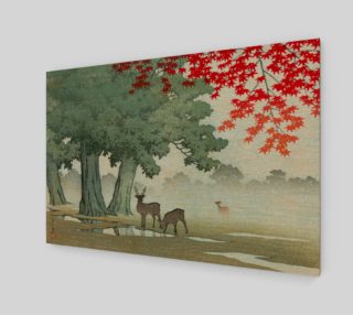 Japanese Print - Kawase Bamboo - Nara Park (1953) preview