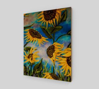 Vibrant Sunflowers 11 x 14 preview