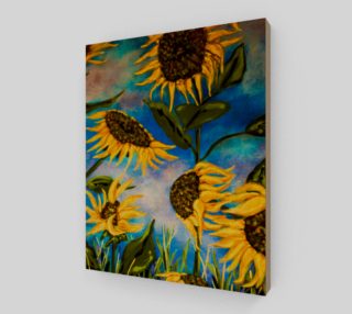 Vibrant Sunflowers 8 x 10 preview