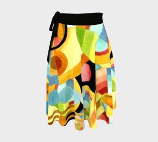 Art Deco Maximalist Wrap Skirt preview