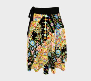 Crazy Patchwork Swirl Wrap Skirt preview