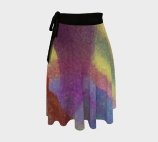 Watercolor Wow Wrap Skirt aperçu