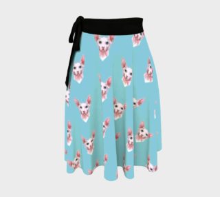 Sphynx cats pattern Wrap Skirt aperçu