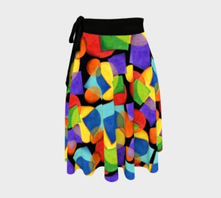 Candy Rainbow Geometric Circle Skirt preview