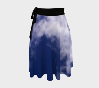 Pulled Cotton Clouds Wrap Skirt aperçu