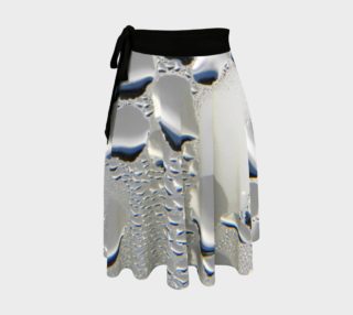 Silver Condensation Wrap Skirt preview