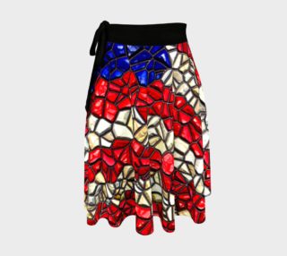 American Flag Mosaic Wrap Skirt aperçu