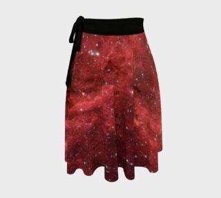 Aperçu de North America Nebula Infrared Red Wrap Skirt, AOWSGD