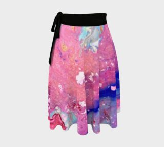 Aperçu de Powerful abstract Wrap skirt