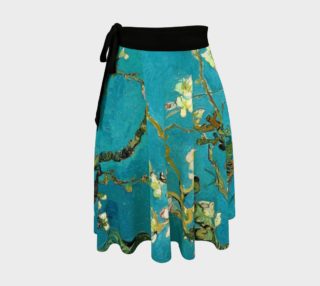 Vincent Van Gogh Blossoming Almond Tree Wrap Skirt preview