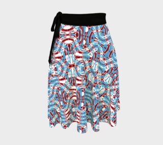 Fashion Art Central / Spiral Print Designer Wrap Skirt preview