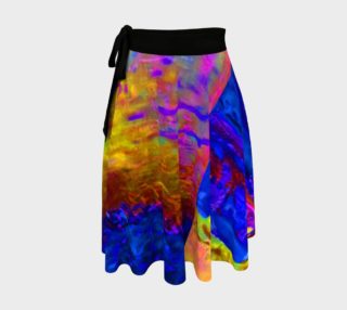Atomic Arles Watercolor Rainbow WrapSkirt aperçu