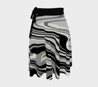 Black & White World - Wrap Skirt aperçu
