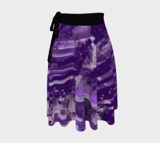 Purple Explosion Wrap Skirt aperçu