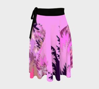 Pink Tropical Jungle Wrap Skirt preview