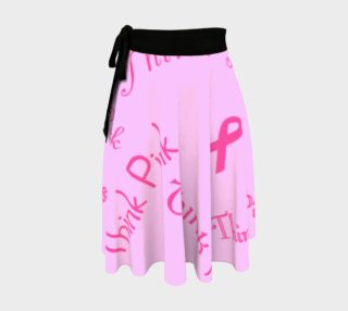 Aperçu de Think Pink Dark on Light Wrap Skirt