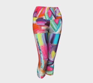LOVE IS THE ANSWER Yoga Capris preview