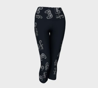 Grey Whale Tails and Waves Capris preview