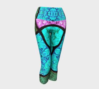 Nostalgia Stained Glass Yoga Capris II preview