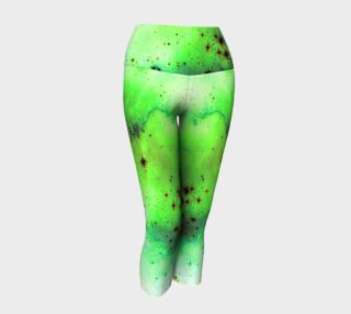 Lime Star Cluster Yoga Capris preview