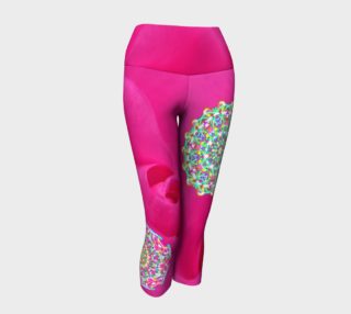 Eye Candy and Soul Food Rose Yoga Capris preview