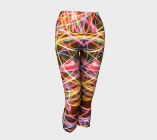 Christmas Light Trails Yoga Capris preview