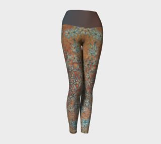 Taggart Spring Flower of Life Ombre Band Yoga Leggings preview