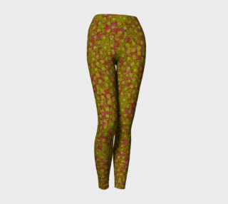 Yoga Leggings - Be Square - Olive preview
