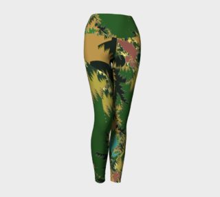 Camouflage Tropical Jungle Yoga Leggings preview