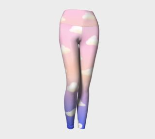 Pastel Sky and Clouds Leggings preview