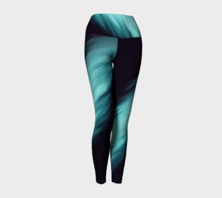 Blue Feather Yoga Leggings preview