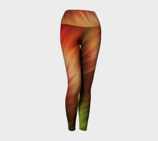 Nature's Feathers Yoga Leggings preview