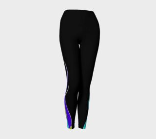 Blue Flame Yoga Leggings preview