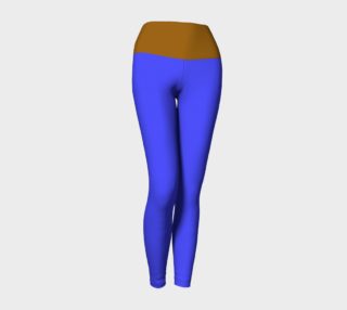 Cobalt and Spice Yoga Leggings preview