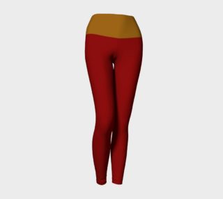 Wine and Spice Yoga Leggings preview