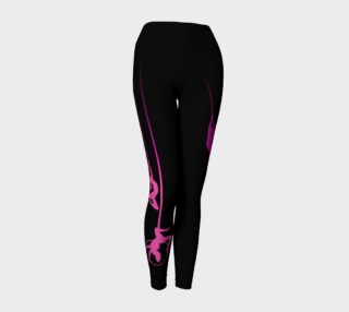 Aerial Ombre - Midnight Rose Yoga Leggings preview