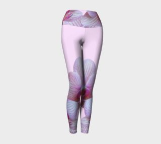 Pink Orchids Yoga Leggings preview