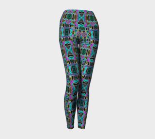 Peace Stained Glass Yoga Leggings preview